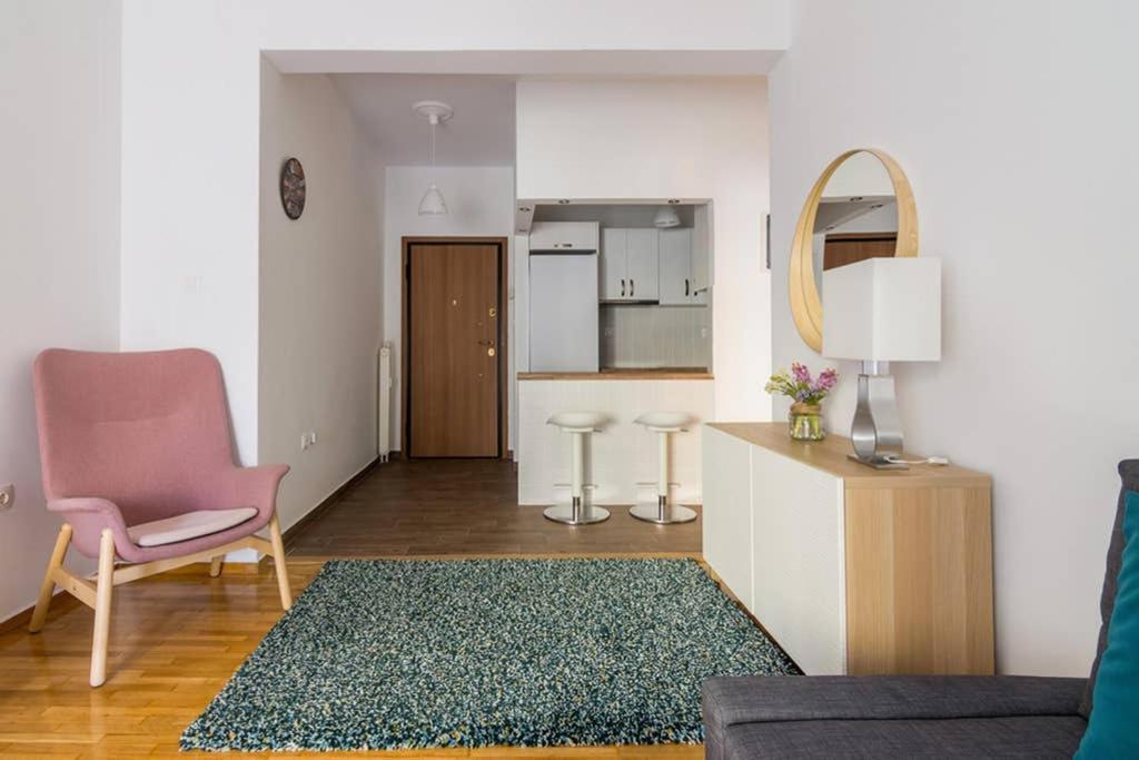Brand New Decorated Flat For 4 Ppl In Pagrati Apartment Athens Exterior photo